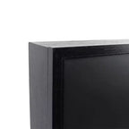 Scrivania a Scomparsa Murphy Nera 36" x 24": Montaggio a Parete Moderno, Costruzione in MDF, Ripiano con Vano a Giorno