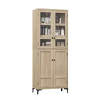 Armadietto alto da 180 cm con ante, mensola regolabile, organizer multiuso per dispensa cucina e bagno