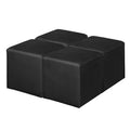 Regency,Jean Square Vinyl Ottoman (Set of 4)