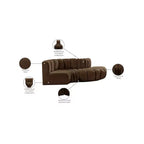 Divano modulare Arc Velvet