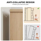 Cassettiera da camera da letto con 5 cassetti, in legno, per armadio, contenitore, organizer per ingresso, soggiorno e ufficio