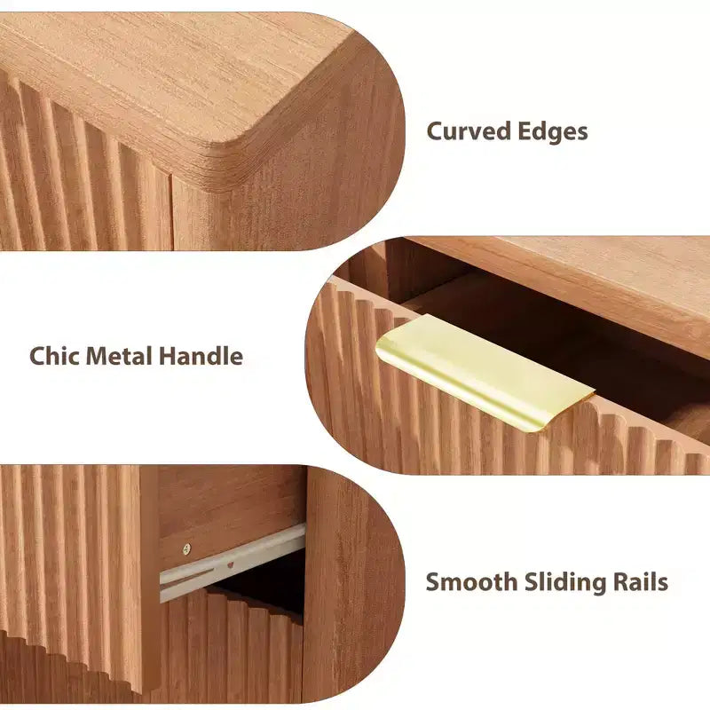 Comò moderno a 6 cassetti per camera da letto, cassettiera in legno da 120 cm, armadietto compatto per cameretta, ripostiglio per cabina armadio, soggiorno, appartamento