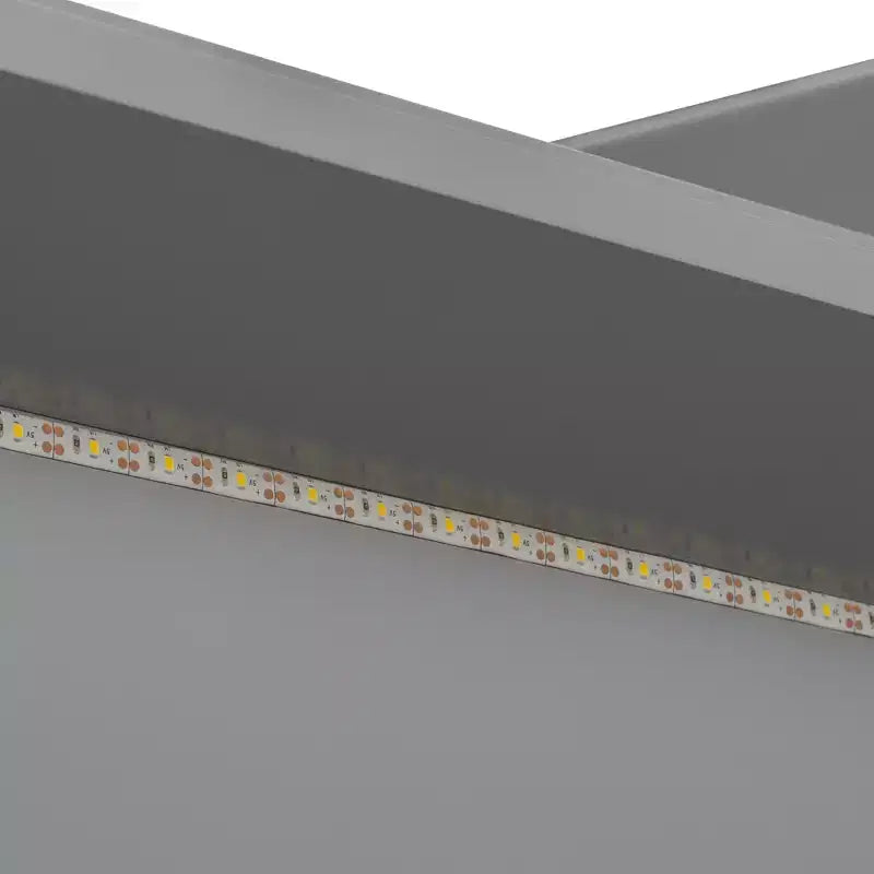 Divano Letto Matrimoniale con Ripiani, Stazione di Ricarica, Luce LED, Scrivania e Testiera e Schienale Imbottiti