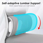 Sedia da ufficio ergonomica in rete, sedia da computer con supporto lombare e bracciolo ribaltabile, sedia comoda con ruote per studio, ufficio, casa