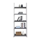 Scaffali in legno, Scaffali portaoggetti a 5 ripiani, Piccola libreria per libri e CD, Organizzatore portaoggetti per soggiorno, corridoio, ufficio