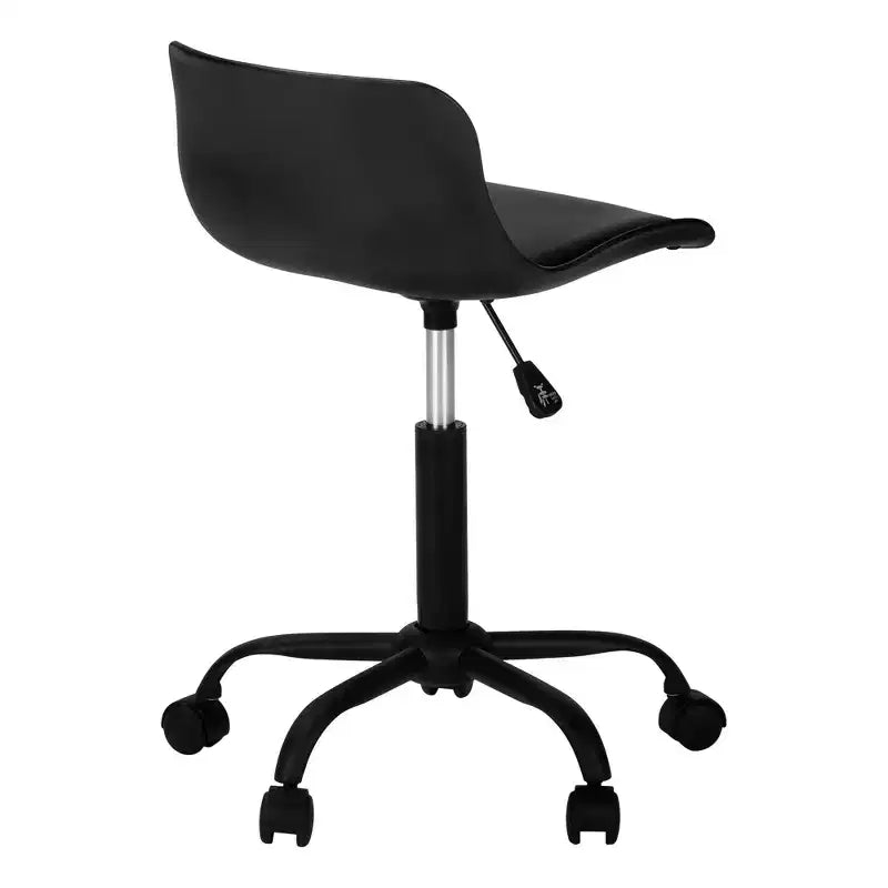 Sedia da ufficio moderna regolabile in altezza, sedia da scrivania con base e ruote in metallo, sedia da computer girevole a 360° per studio, ufficio