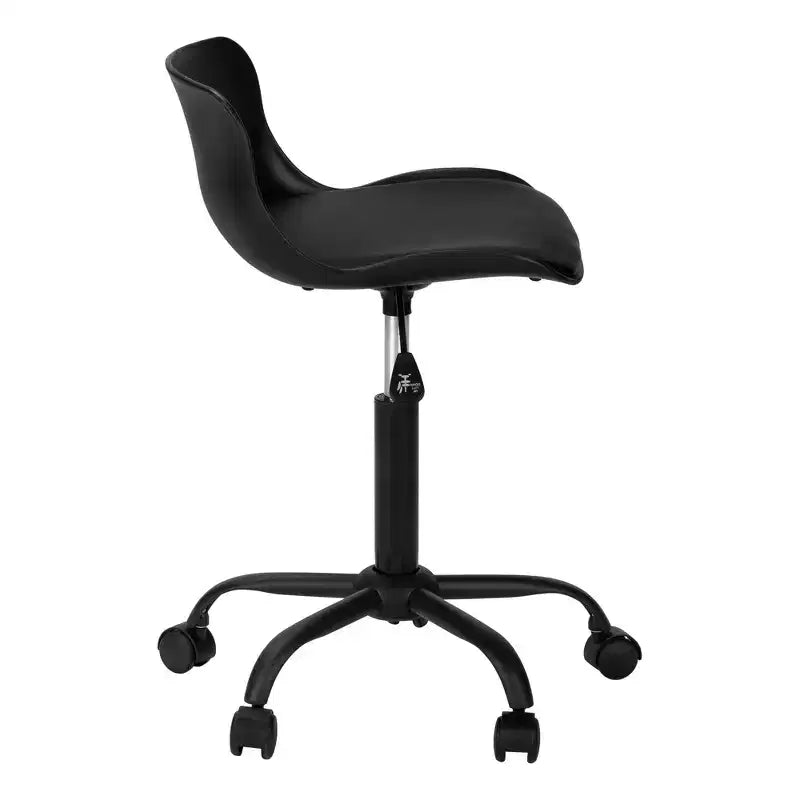 Sedia da ufficio moderna regolabile in altezza, sedia da scrivania con base e ruote in metallo, sedia da computer girevole a 360° per studio, ufficio