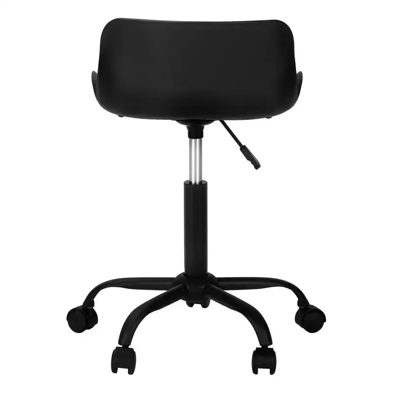 Sedia da ufficio moderna regolabile in altezza, sedia da scrivania con base e ruote in metallo, sedia da computer girevole a 360° per studio, ufficio