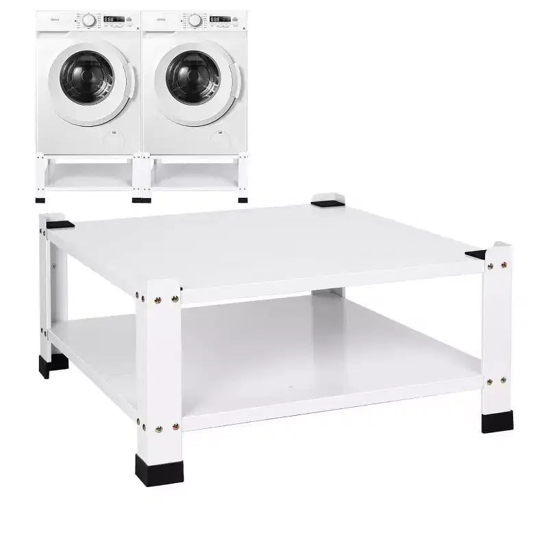 Laundry Pedestal, Washer and Dryer Pedestal 28 Inch Width 14 Inch Height - Heavy Duty Steel, 800lbs Capacity Universal Raiser