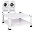Laundry Pedestal, Washer and Dryer Pedestal 28 Inch Width 14 Inch Height - Heavy Duty Steel, 800lbs Capacity Universal Raiser