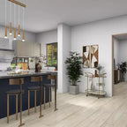Carrello Bar Contemporaneo in Ferro Dorato: Elegante Contenitore a 3 Ripiani con Ruote, per Interni