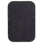 Specchio da parete rettangolare da bagno/camera da letto/casa, moderno con bordo smussato, cornice in ferro dorato anticato, larghezza 51,4 cm