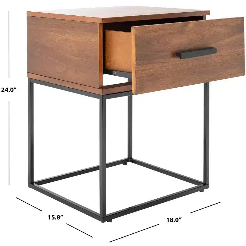 Comodino 1 cassetto Marquise - NST5005 - Marrone