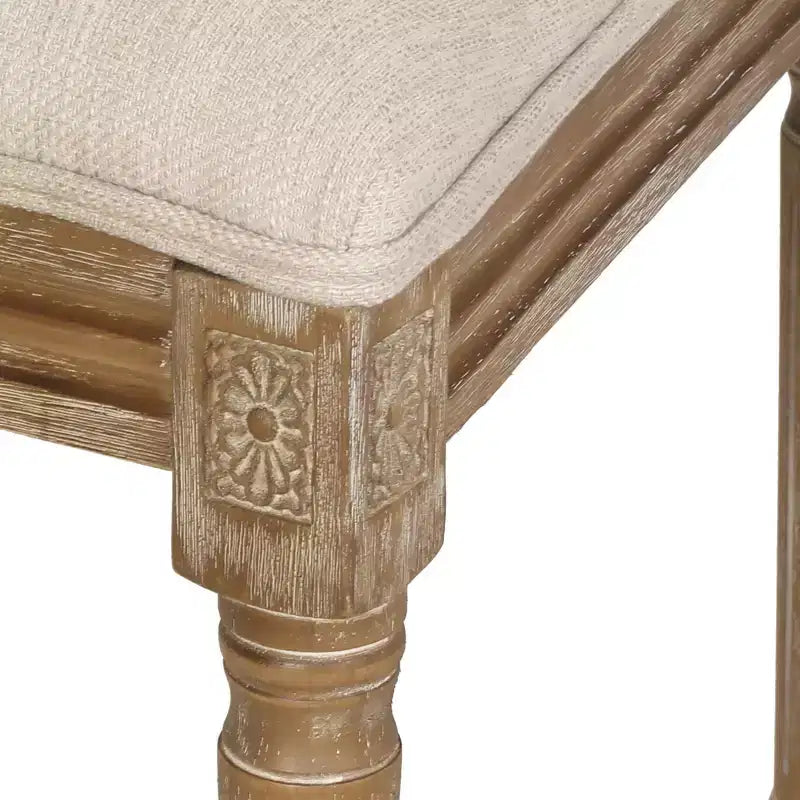 2 sedie da pranzo imbottite in legno Regina stile country francese