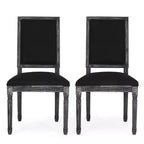 2 sedie da pranzo imbottite in legno Regina stile country francese
