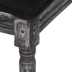 2 sedie da pranzo imbottite in legno Regina stile country francese