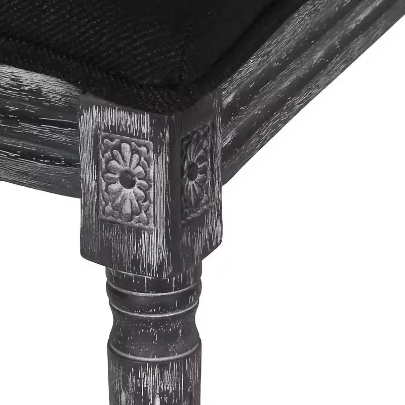 2 sedie da pranzo imbottite in legno Regina stile country francese