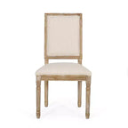 2 sedie da pranzo imbottite in legno Regina stile country francese