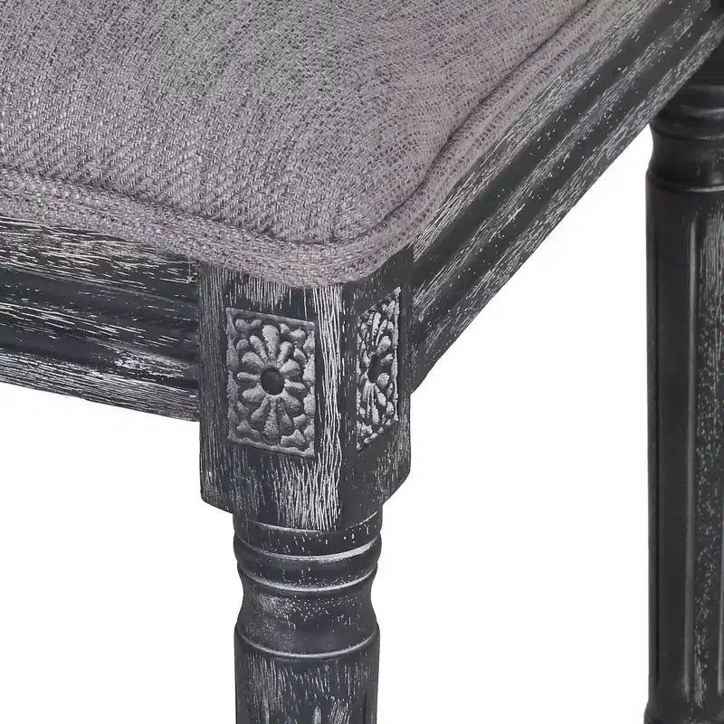 2 sedie da pranzo imbottite in legno Regina stile country francese