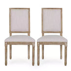 2 sedie da pranzo imbottite in legno Regina stile country francese