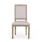 2 sedie da pranzo imbottite in legno Regina stile country francese