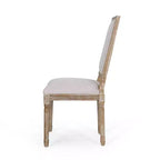 2 sedie da pranzo imbottite in legno Regina stile country francese
