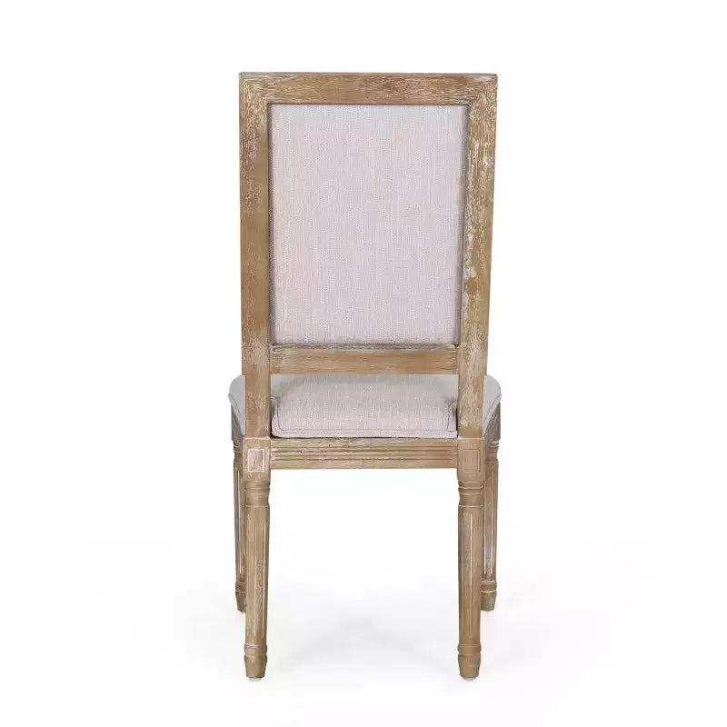 2 sedie da pranzo imbottite in legno Regina stile country francese