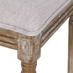 2 sedie da pranzo imbottite in legno Regina stile country francese