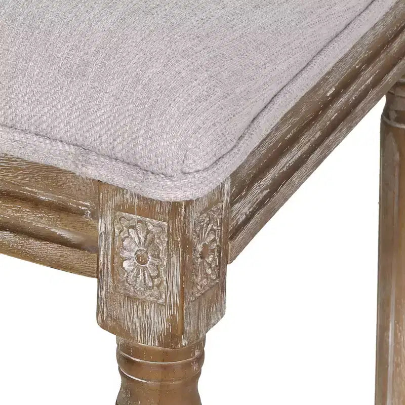 2 sedie da pranzo imbottite in legno Regina stile country francese